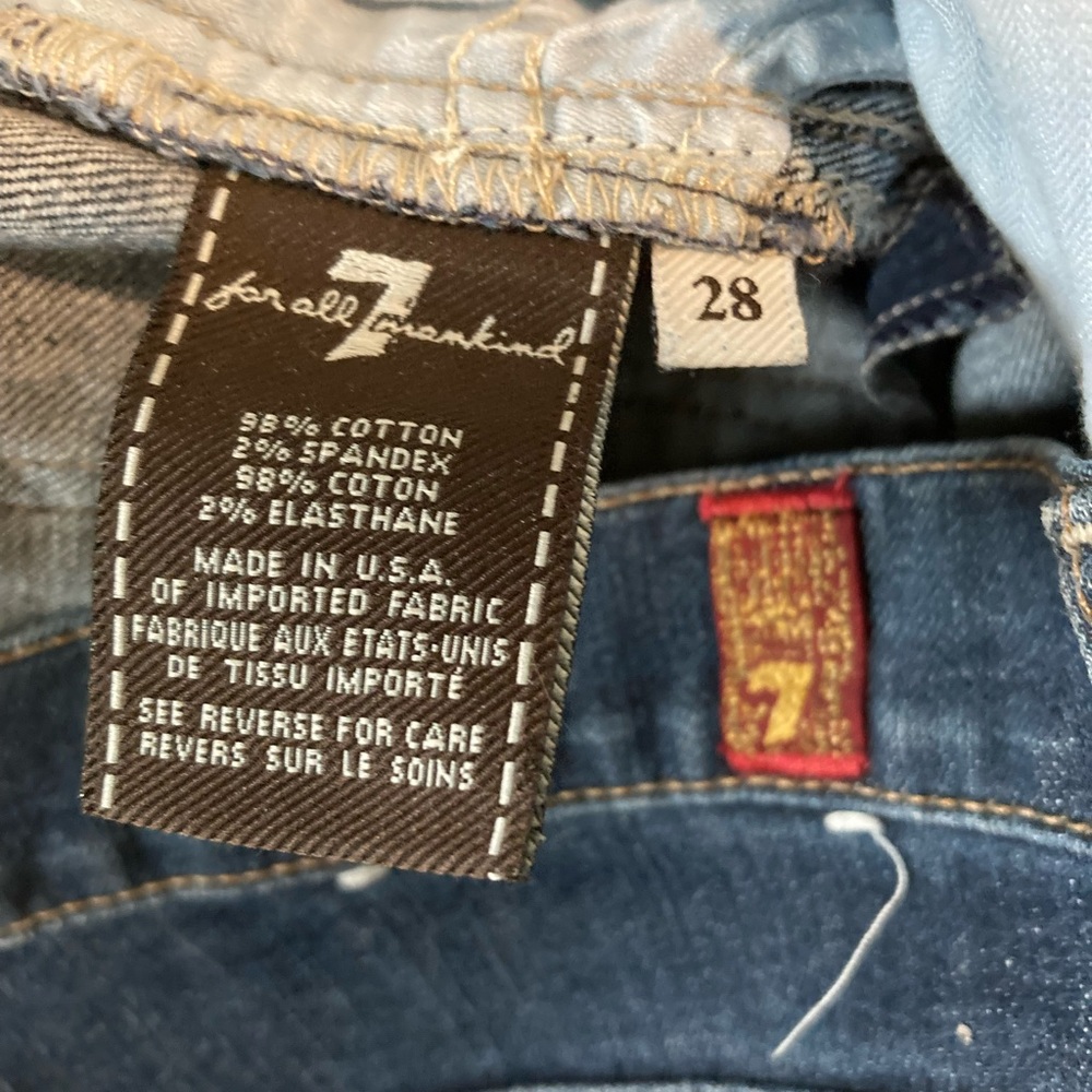 Maternity 7 for all mankind bootcut jeans sz28
